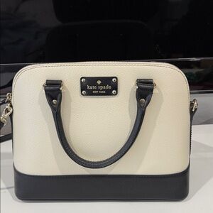 kate spade Black and White Satchel